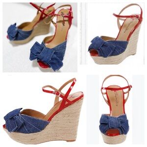 NEW ANTHROPOLOGIE Penny Loves Kenny Women’s Wedge Platform Espadrilles Sandals